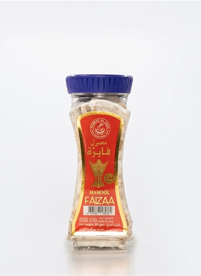 Zahrat Al Aqsa - Mamool Faiza Bakhoor, 80g Oud Musk, Amber And Sandal Fragrances - Image 1