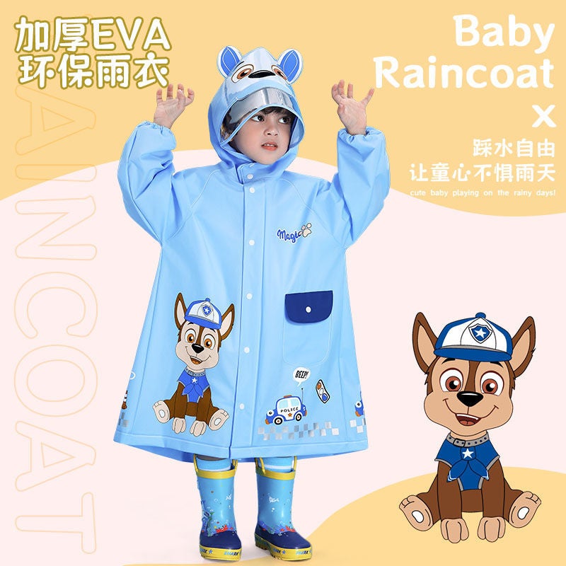 Paw Patrol Children'S Raincoat Girls Boys Girls Kindergarten Special Dinosaur Children'S Baby Rain Boots Children'S Rain Poncho - Image 1
