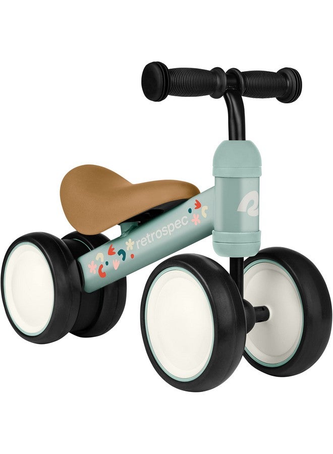 ريتروسبيك دراجة توازن للأطفال من ريترو سبيك كريكيت بأربع عجلات، مناسبة للأعمار من ١٢ إلى ٢٤ شهرًا - لعبة دراجة للأطفال بعمر سنة واحدة - ألعاب ركوب للأولاد والبنات - Image 1