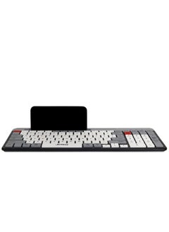 JeDEL Wired Slim Chocolate Office Keyboard With Mobilephone Holder K37 , for computer and lap top Full size with 100 Keys , cable USB Speed interface , adjustable height in to give comfort to the hand while working . It can be used at home, office and personal use.  - Image 3