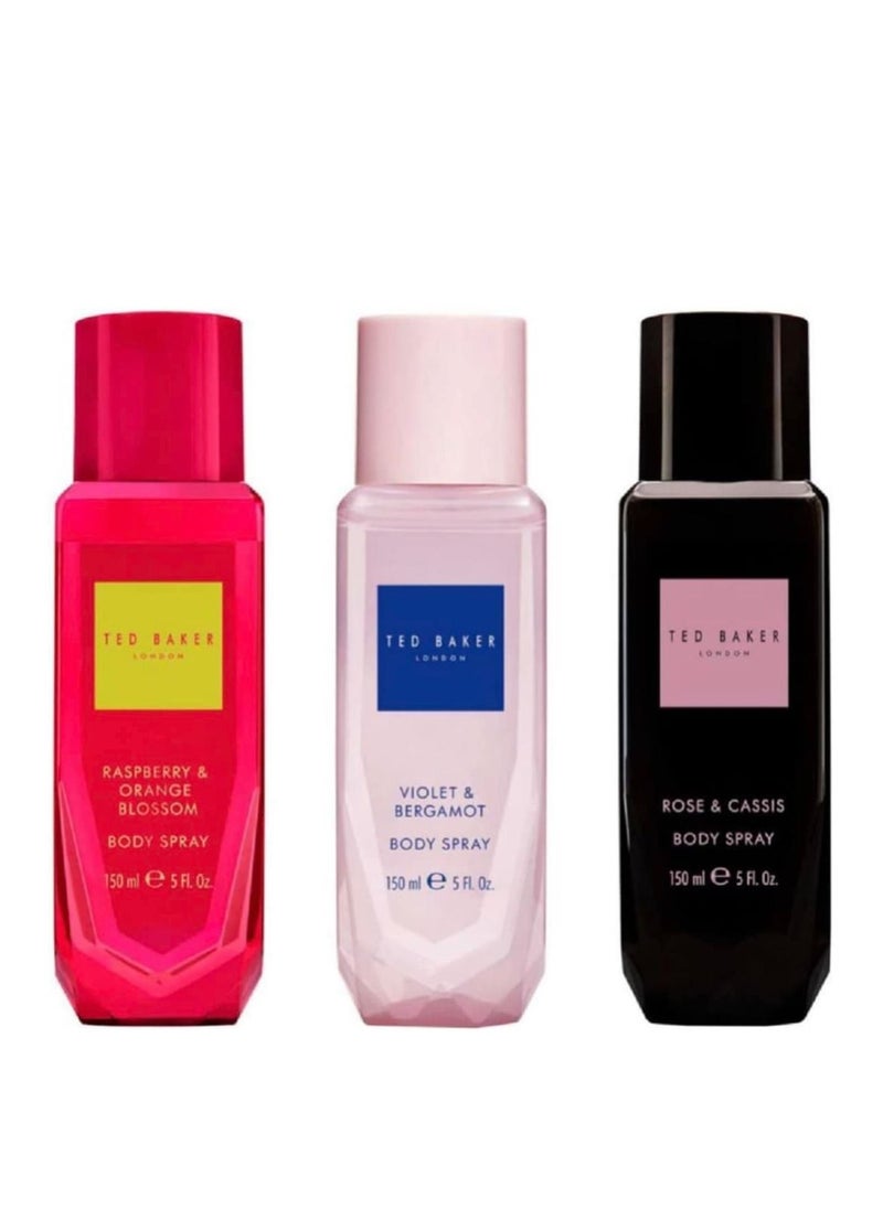 Ted Baker London - Ted baker Body Spray Trio Gift Box 150 ml - Image 1