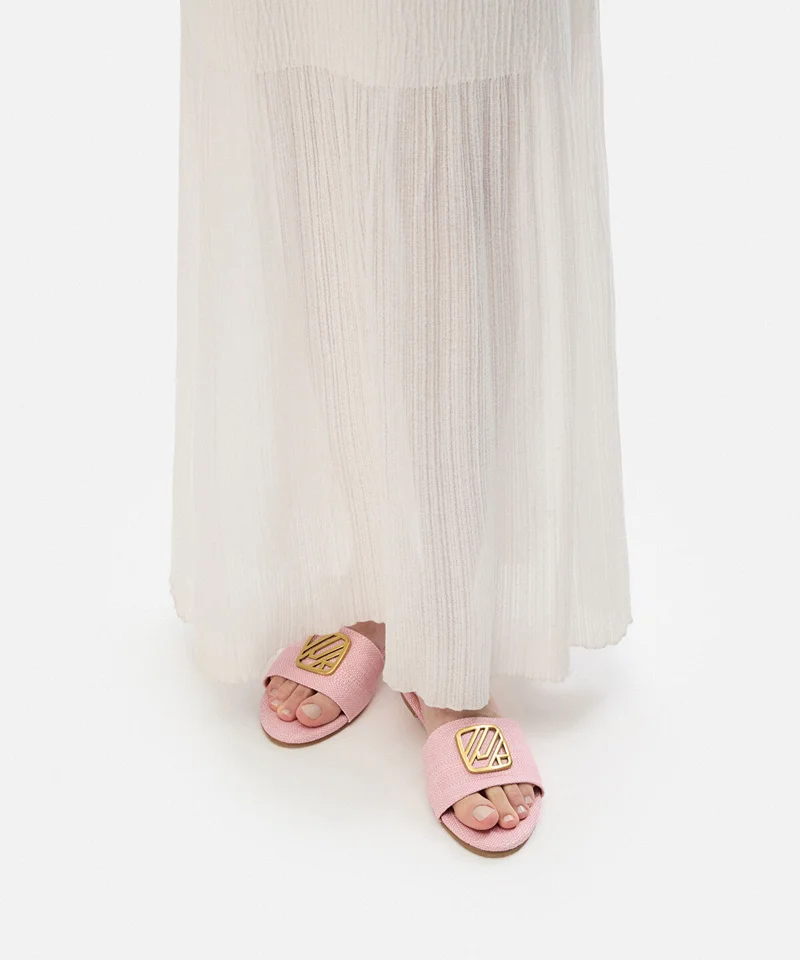 Ipekyol Monogram Buckled Slippers