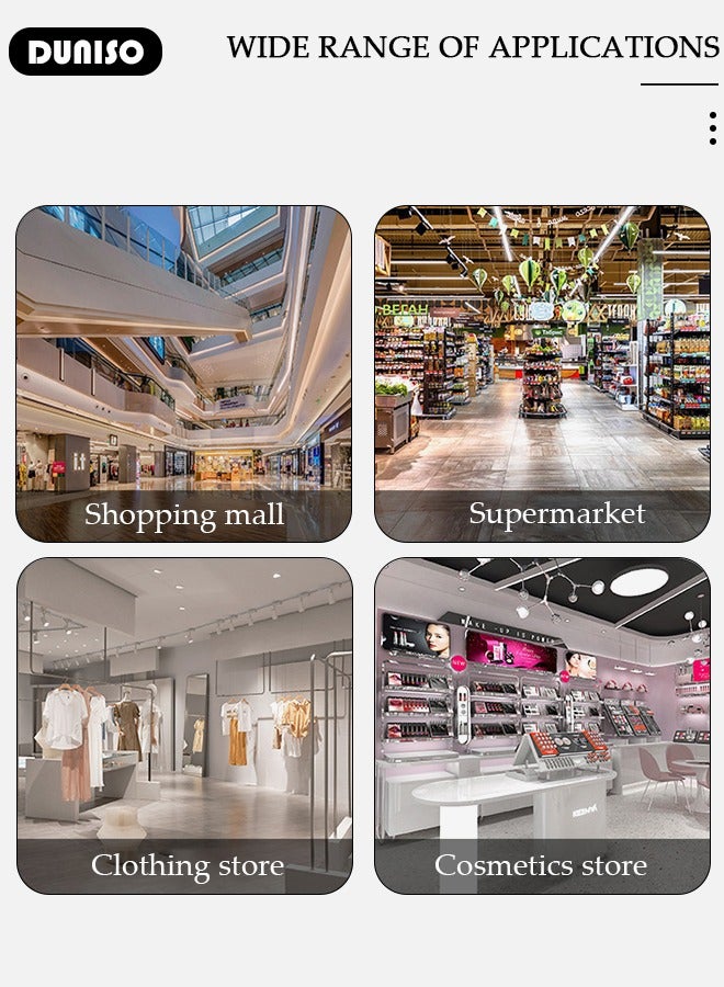 DUNISO حقيبة كتف نسائية من الجلد الصناعي حقيبة يد بسعة كبيرة حقيبة دلو عصرية حقيبة سفر للنساء والفتيات وطلاب الجامعات - Image 3