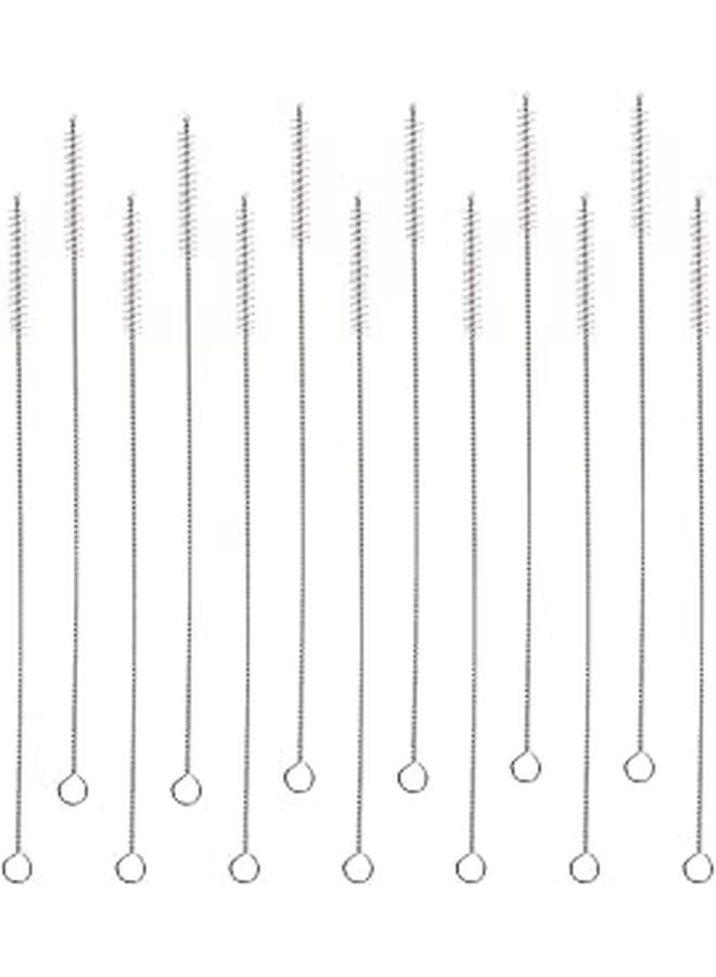 Stainless Steel Test Tube Brushes 15Pcs 10Cm Nylon Cleaning Brush For Lab Bottles - Image 1