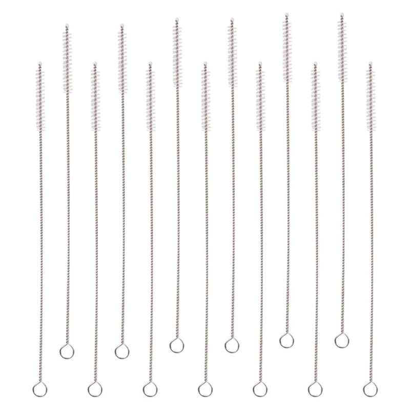 Stainless Steel Test Tube Brushes 15Pcs 10Cm Nylon Cleaning Brush For Lab Bottles - Image 2