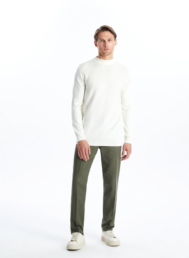 LC WAIKIKI Turtleneck Long Sleeve Men's Tricot Sweater  - Image 2