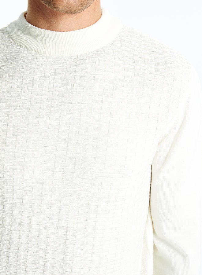 LC WAIKIKI Turtleneck Long Sleeve Men's Tricot Sweater  - Image 3