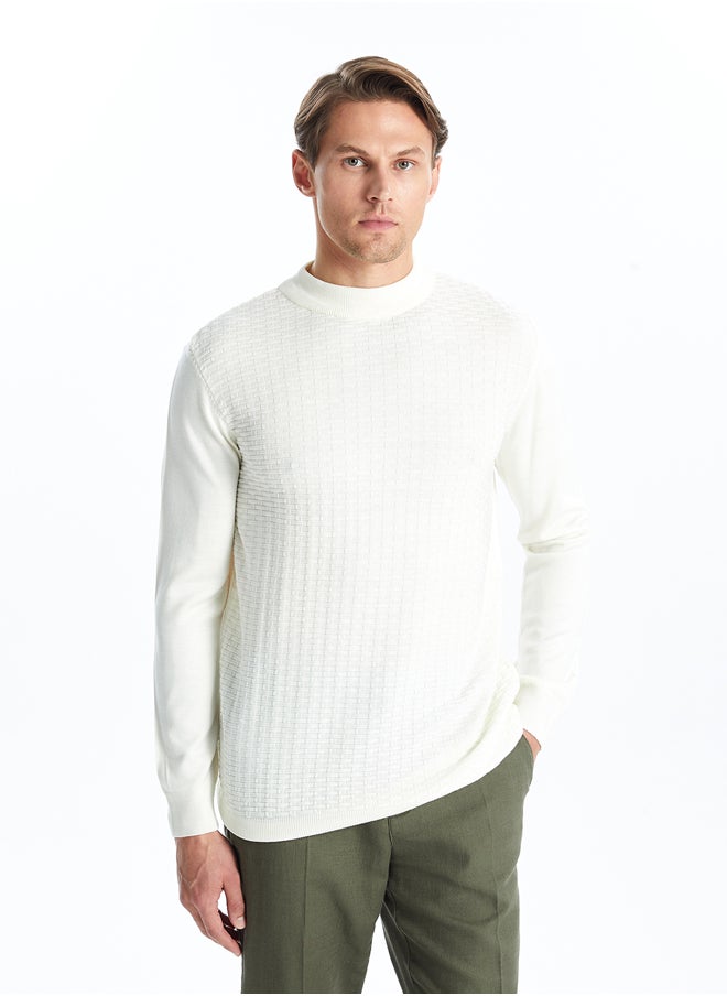 Turtleneck Long Sleeve Men's Tricot Sweater - pzsku/ZA79607D3125A95D1ADE8Z/45/_/1735652072/41304950-e1c4-4811-8510-aea7233c7ee3