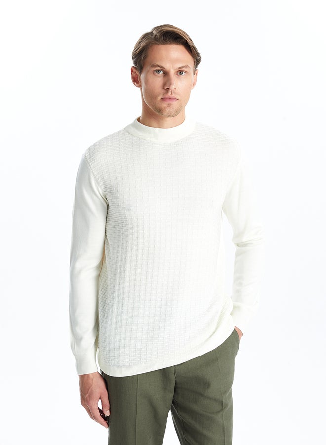 LC WAIKIKI Turtleneck Long Sleeve Men's Tricot Sweater  - Image 1