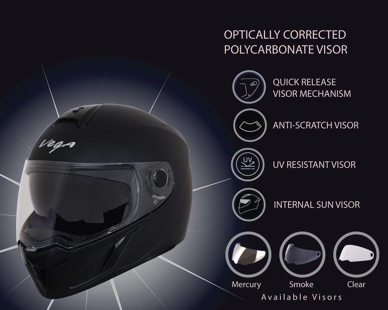 Vega Ryker D/V Black Helmet-L - Image 2