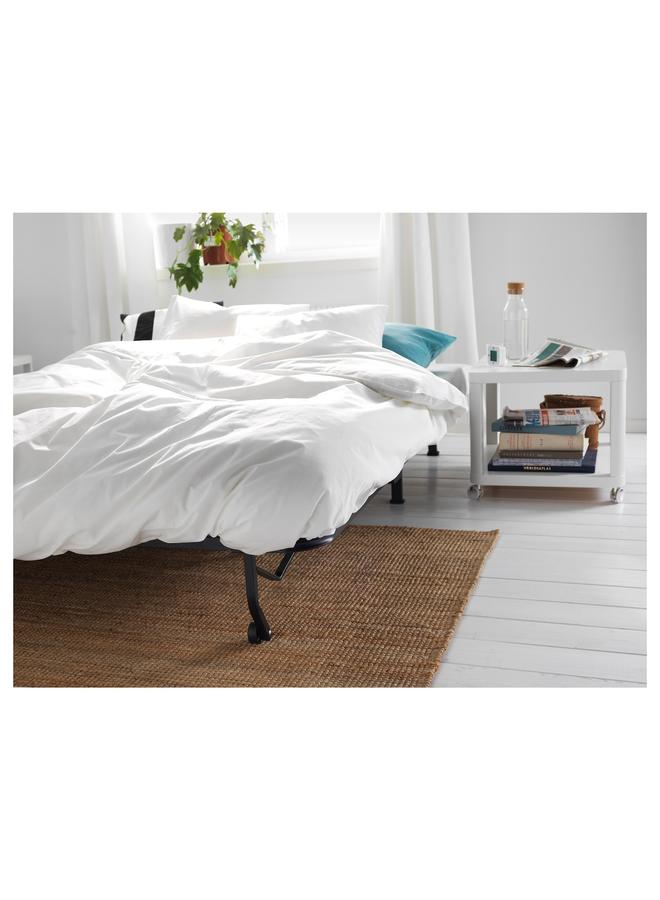 Zaboon Side table on castors, white, 50x50 cm - Image 2