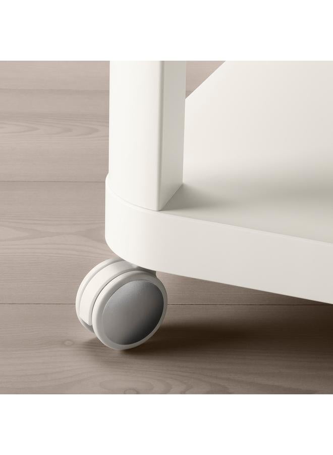 Zaboon Side table on castors, white, 50x50 cm - Image 5