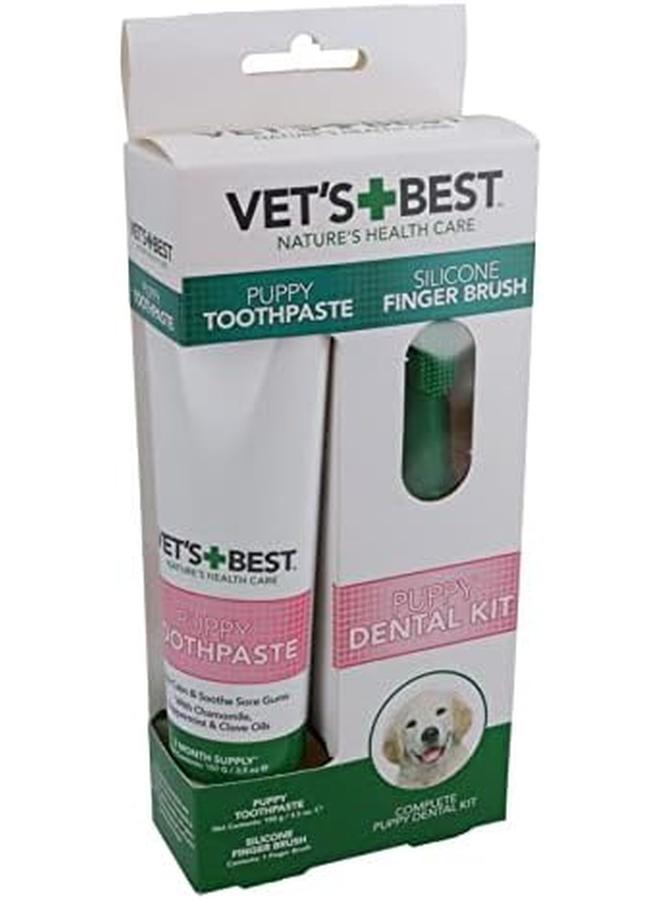 Vet's Best Puppy Teething Gel With Silicon Finger Kit - Image 3
