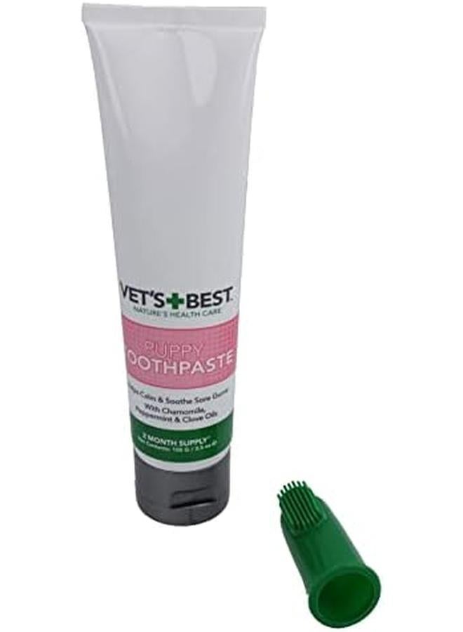 Vet's Best Puppy Teething Gel With Silicon Finger Kit - Image 2