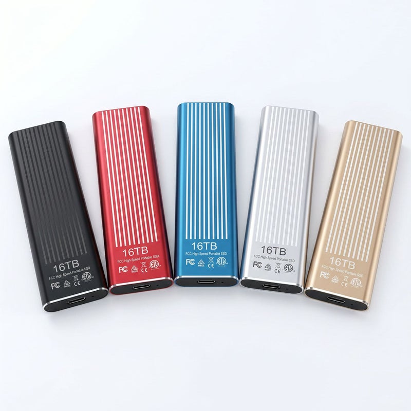Portable SSD External Solid State Drive USB 3.2 Type-C Metal Shell - Image 3