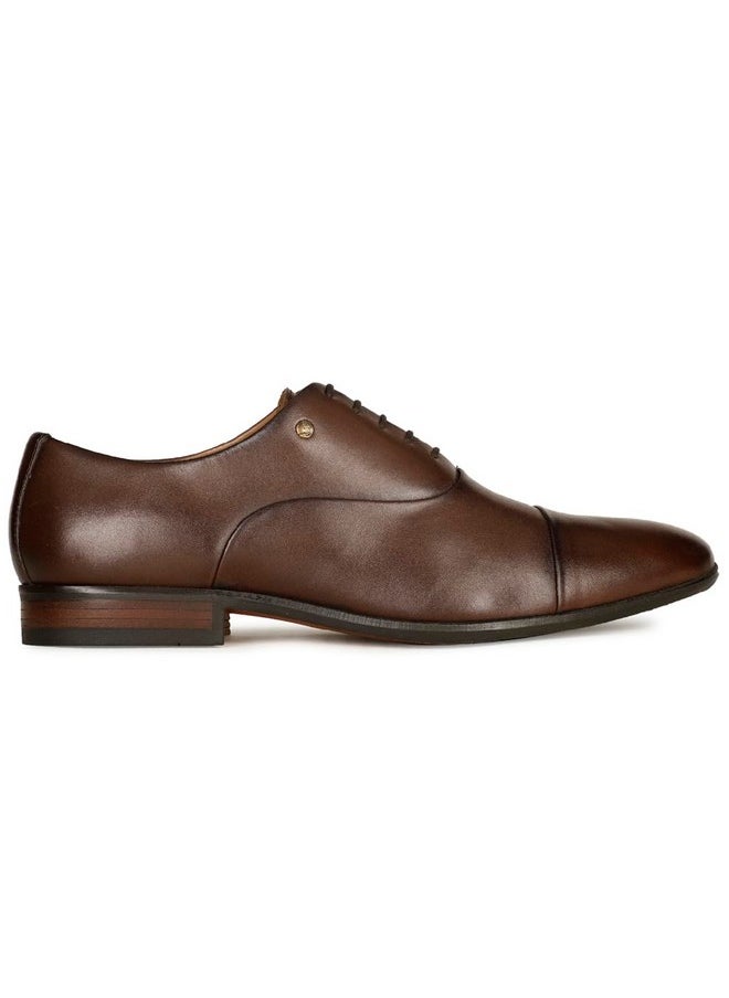Hush Puppies - Hush Puppies Men's Florian Toe Cap Formal (8244889_Dark Brown_9 UK) - Image 1