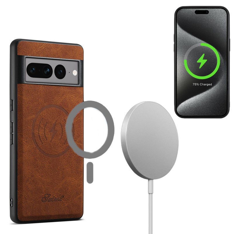 Suteni For Google Pixel 10 Pro H16 Litchi Texture Leather Detachable Wallet Back Phone Case(Brown) - Image 5