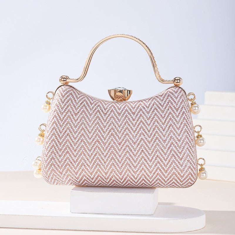 New Pearl Boutique Flash Women'S Bag Fashion Gorgeous Luxury High-End Luxury Party Women'S Crossbody Bag - Image 1