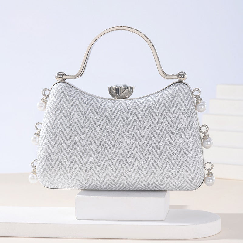 New Pearl Boutique Flash Women'S Bag Fashion Gorgeous Luxury High-End Luxury Party Women'S Crossbody Bag - Image 4