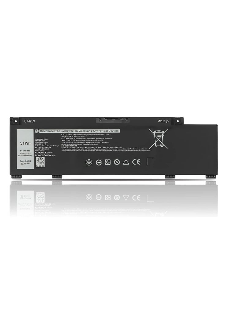 Max Power 266J9 Laptop Battery for Dell G3 15 3500 3590 3790 G5 15 5500 5505 SE Inspiron 5490 INS 15PR-1545W 1548BR 1645W M4GWP C9VNH PN1VN 415CG MV07R 0266J9 0PN1VN 0415CG 0M4GWP P89F P89F001 - Image 1