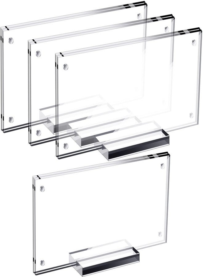 Chunful 3 Pcs Dollar Bill Holder Acrylic Display Dollar Case Currency Ticket Protector Paper Money Frame for Bill Collectors Collection, 7.3 x 3.5 Inch - Image 1