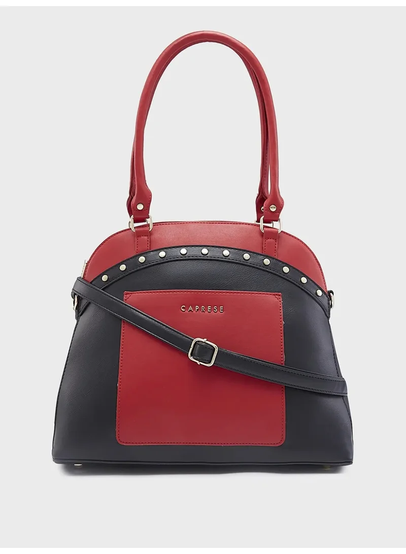 CAPRESE SHELBY SATCHEL LARGE RED