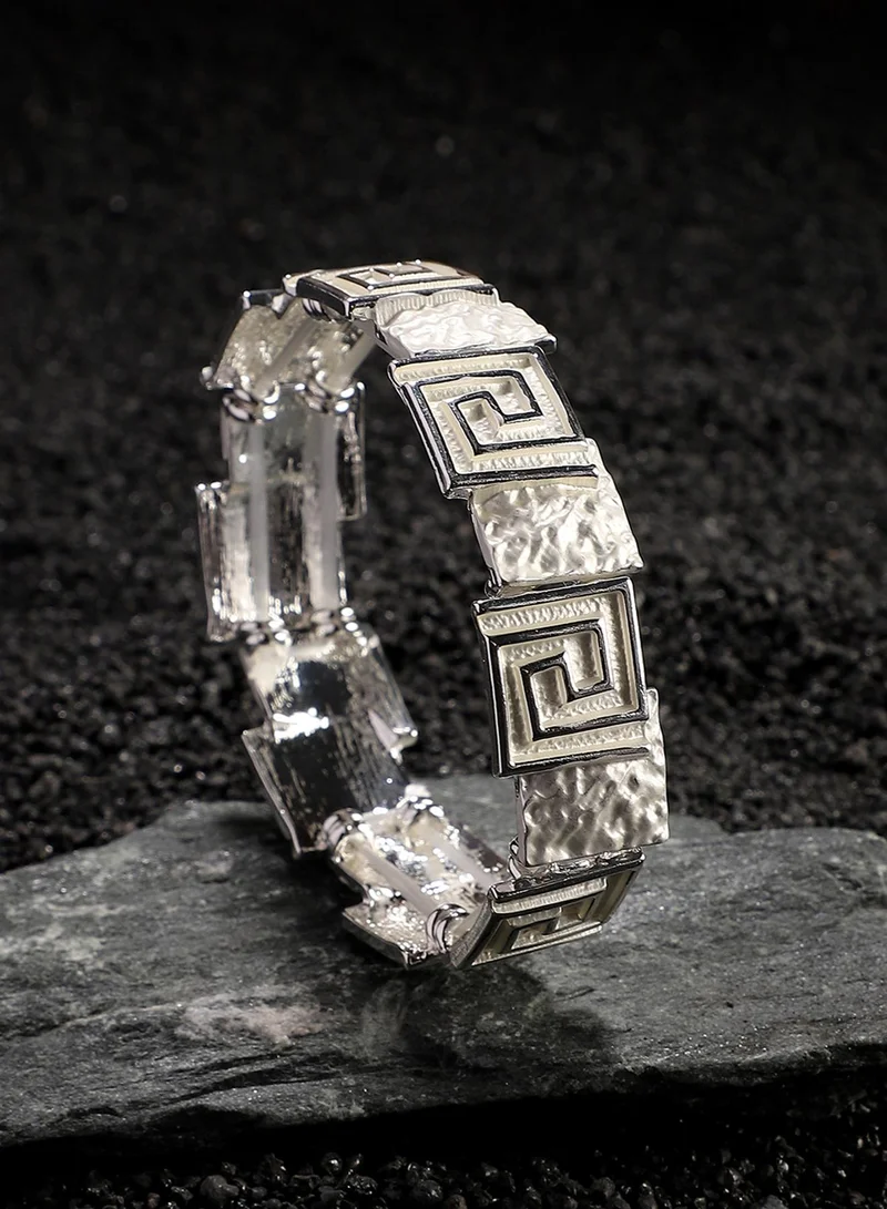 SOHI Square Swirl Artificial Bracelet Jewellery