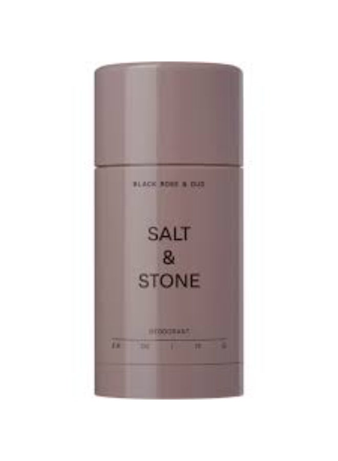 SALT & STONE Deodorant Black Rose & Oud 75g - Image 1