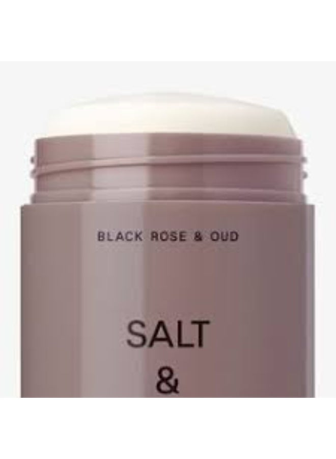 SALT & STONE Deodorant Black Rose & Oud 75g - Image 3