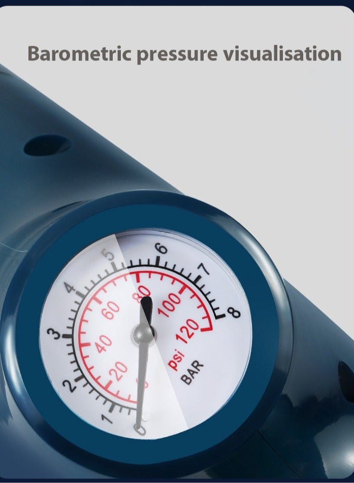 كيلا طقم غطاس هوائي للمرحاض، مكبس هوائي من الفولاذ المقاوم للصدأ 304 قطعة 304 من الفولاذ المقاوم للصدأ عالي الضغط لأنابيب الصرف الهوائي، مزيل انسداد المرحاض، يستخدم في الحمامات والأحواض والمطابخ والأنابيب المسدودة (أزرق) - Image 2