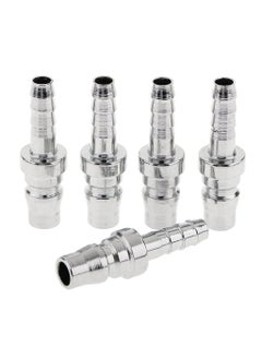 MEDBUDDY MEDBUDDY 5Pcs Quick Release Coupler Connector Air Line Hose Coupling Compressor PH20 Stainless Steel  - Image 1