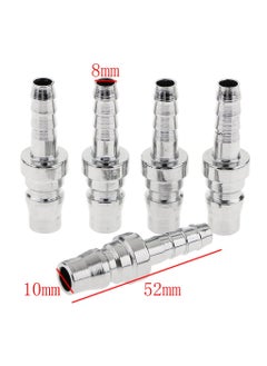 MEDBUDDY MEDBUDDY 5Pcs Quick Release Coupler Connector Air Line Hose Coupling Compressor PH20 Stainless Steel  - Image 3