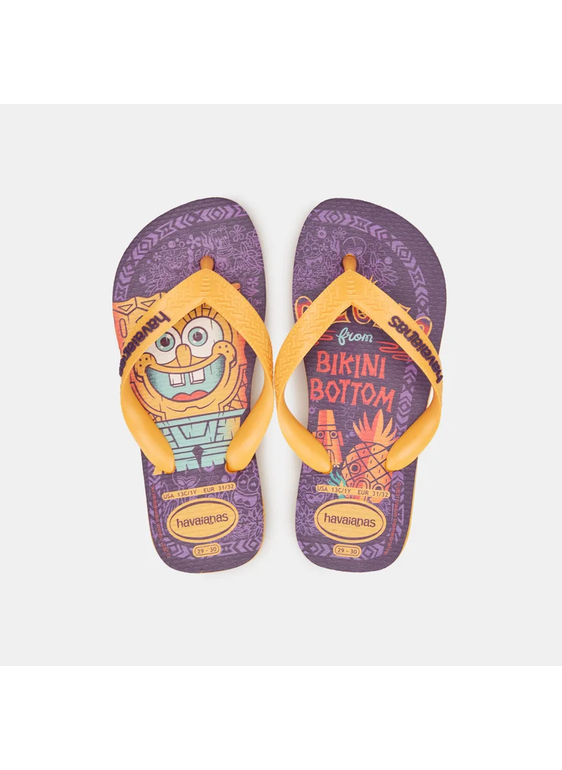 havaianas Kids Top SpongeBob SquarePants Flip Flops
