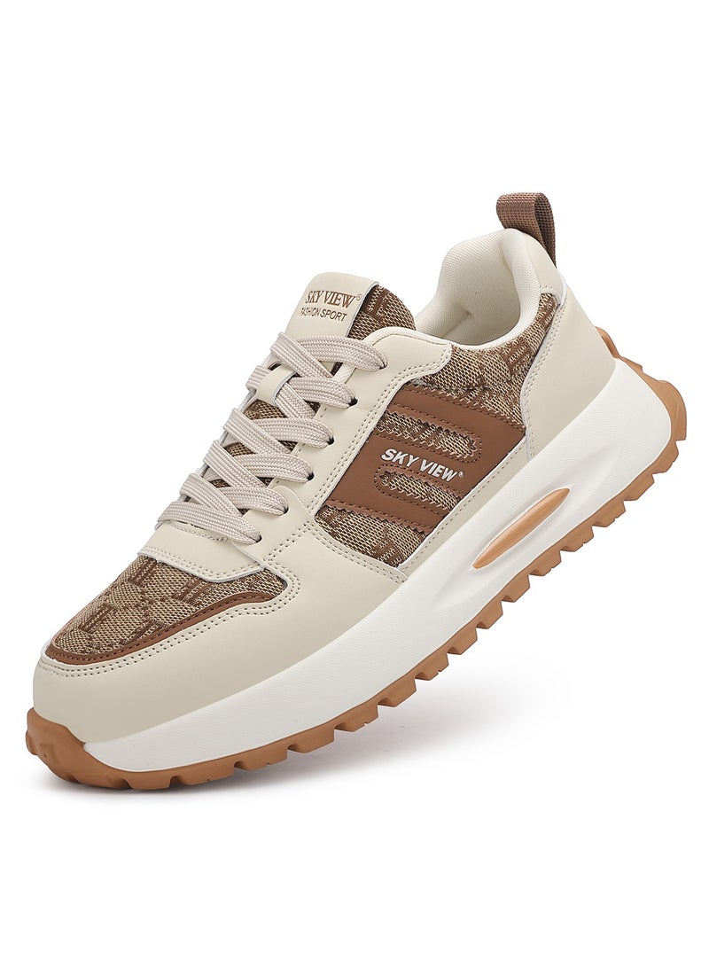 Sky View Mens fashion sneakers lightweight soft sole, comfort and non slip laced-Up casual men shoes  perfect for indoor outdoor - Image 1