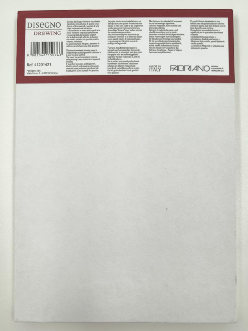Fabriano Accademia Drawing Paper Pad, 30 Sheets, 200 GSM, Size A5 | Ideal for Drawing, Sketching, Mandala, Shading Art, Students, School, Office - Image 2