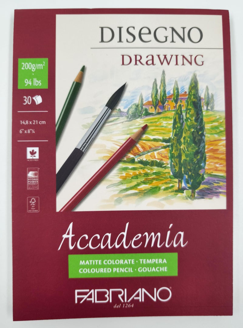 Fabriano Accademia Drawing Paper Pad, 30 Sheets, 200 GSM, Size A5 | Ideal for Drawing, Sketching, Mandala, Shading Art, Students, School, Office - Image 4