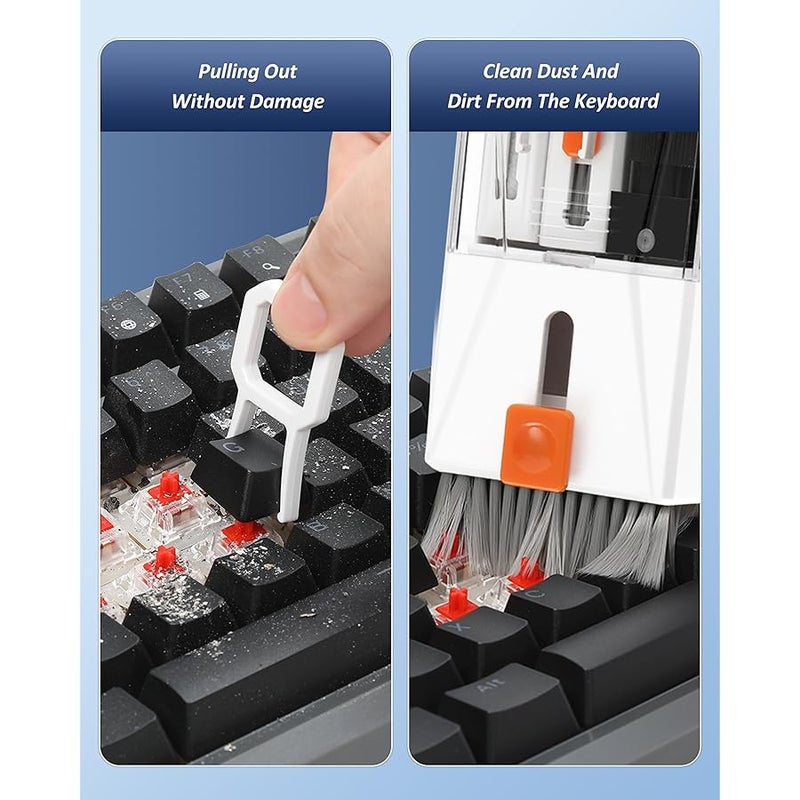 Edglete Keyboard Cleaner Compact Keyboard Cleaning Kit, All-in-One Laptop Cleaning Kit with 15ml Spray - Image 2