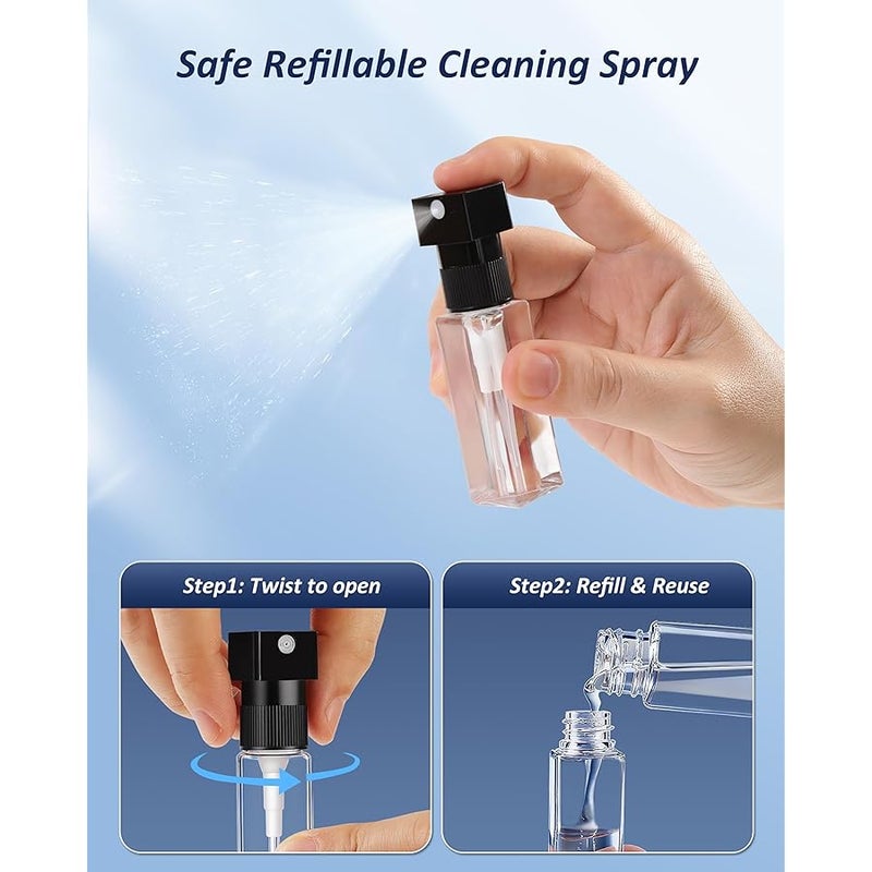 Edglete Keyboard Cleaner Compact Keyboard Cleaning Kit, All-in-One Laptop Cleaning Kit with 15ml Spray - Image 4
