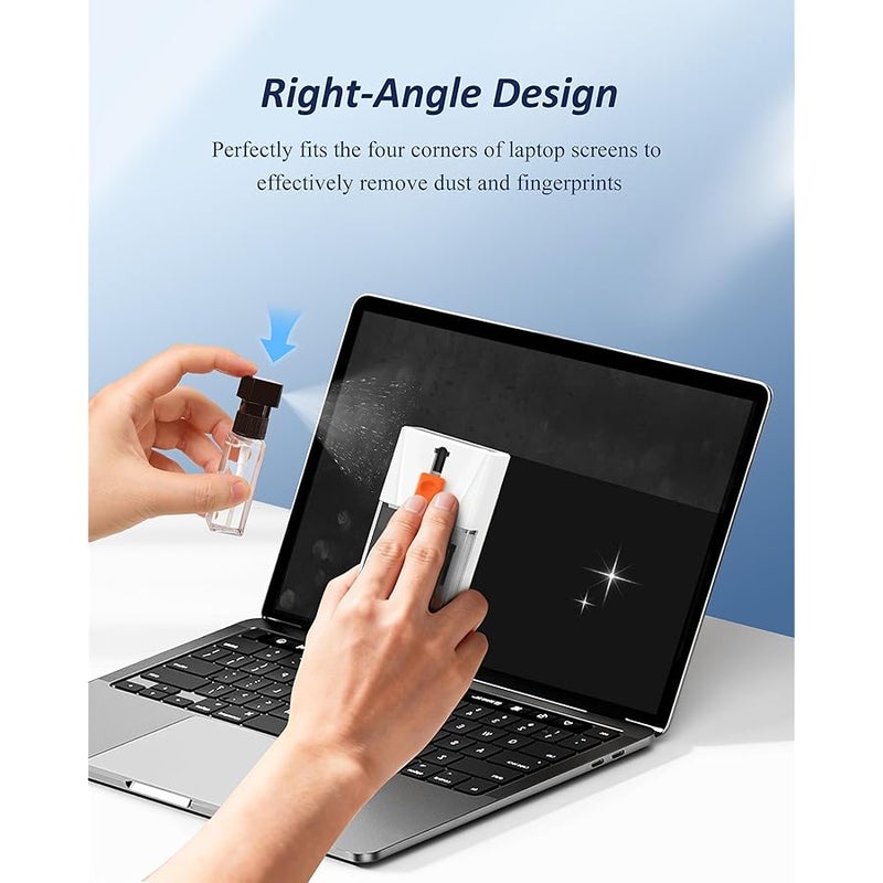 Edglete Keyboard Cleaner Compact Keyboard Cleaning Kit, All-in-One Laptop Cleaning Kit with 15ml Spray - Image 3