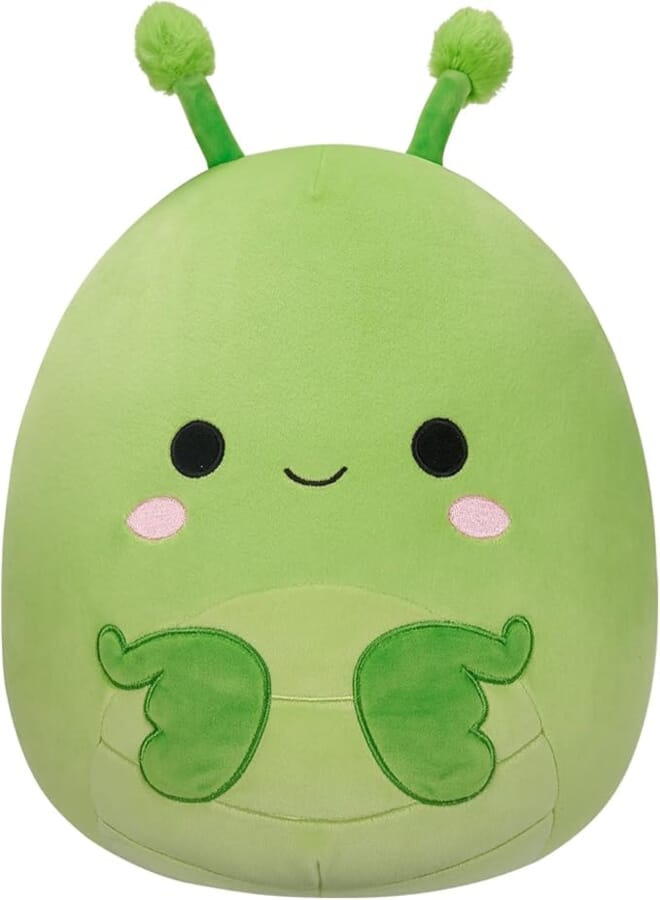 Squishmallows SQCR05427 12-Inch-Trenton The Green Praying Mantis with Sparkle Wings, Multicolour