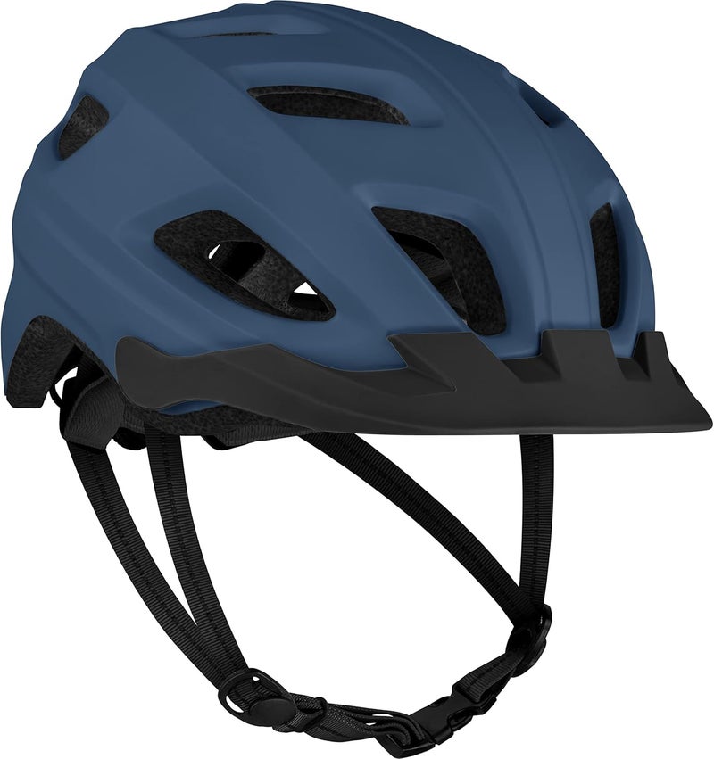 Retrospec Lennon Adult Bike Helmet with LED Safety Light Adjustable Dial & Removable Visor - Adjustable Bicycle Cycling Helmet for Men & Women - Image 1