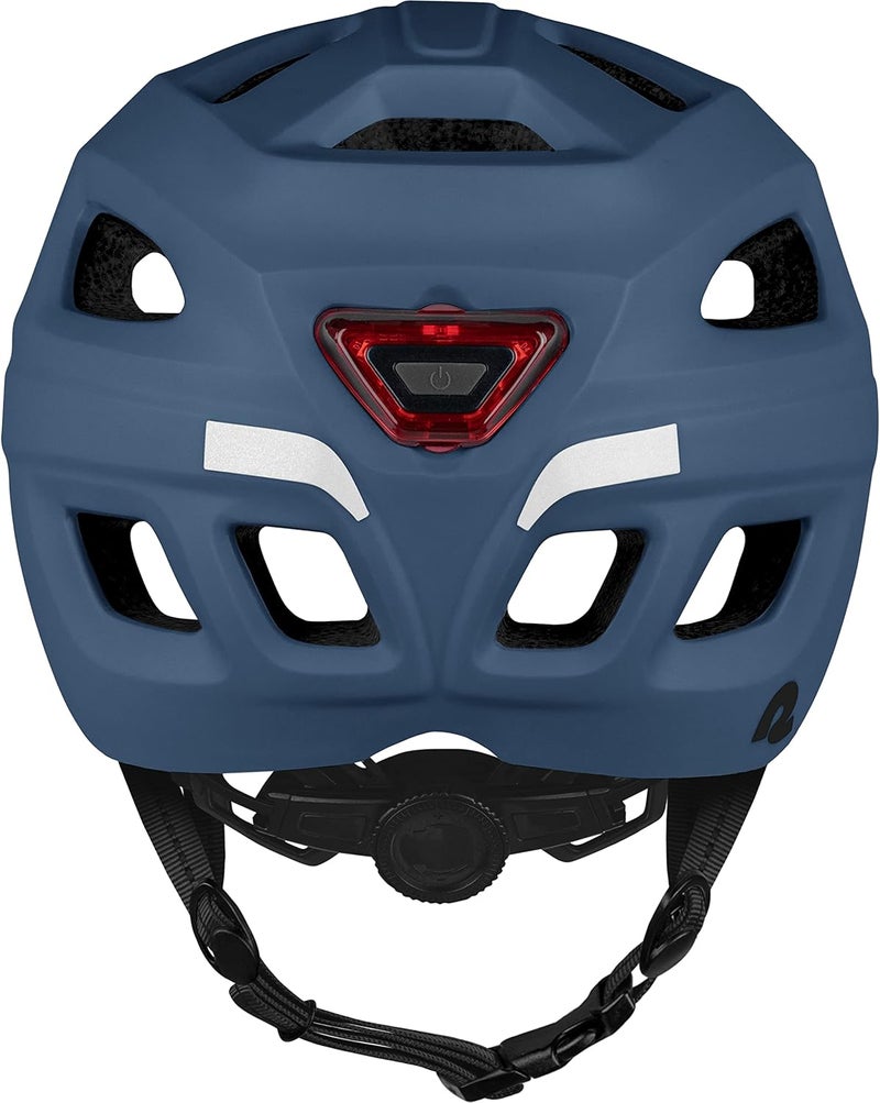 Retrospec Lennon Adult Bike Helmet with LED Safety Light Adjustable Dial & Removable Visor - Adjustable Bicycle Cycling Helmet for Men & Women - Image 5