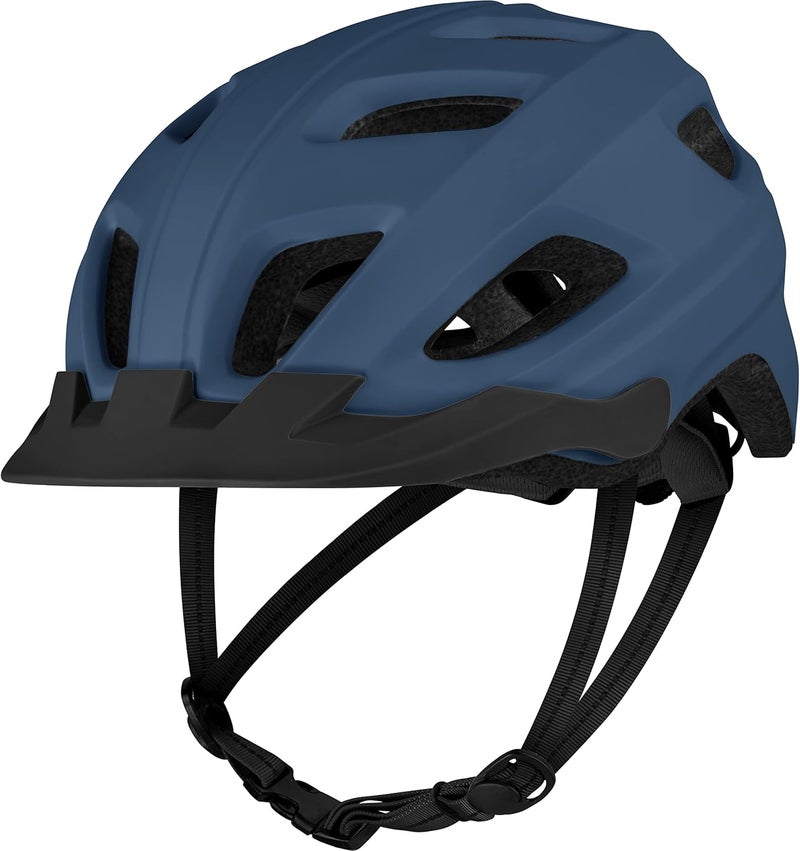 Retrospec Lennon Adult Bike Helmet with LED Safety Light Adjustable Dial & Removable Visor - Adjustable Bicycle Cycling Helmet for Men & Women - Image 4