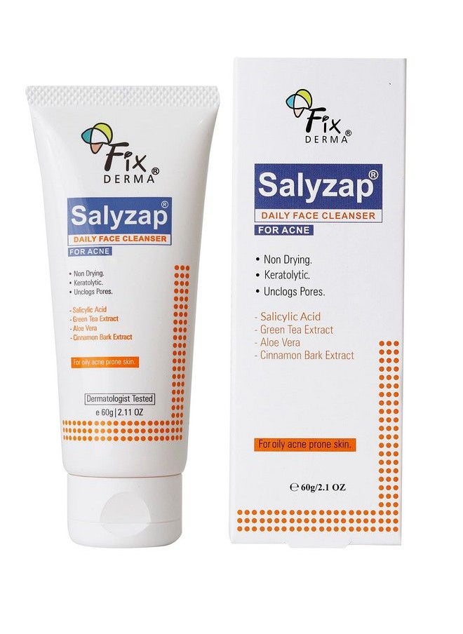 FIXDERMA 2% Salicylic Acid Face Wash For Oily Skin ; Sulphate Free ; Face Cleanser For Acne Or Pimples ; Acne Clearing Face Wash For Men & Women 60 Ml  - Image 3