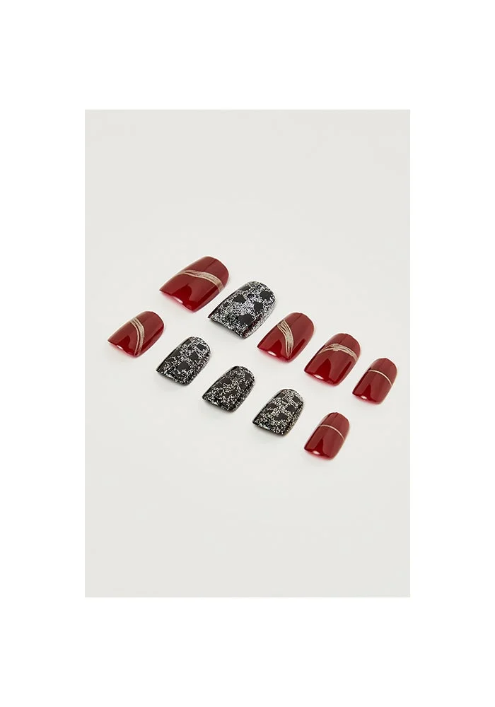 R&b Wearable Stick-On Nails Set