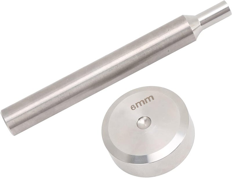 klarako Rivet Punch, Ergonomic Durable Rivet Setting Tool Stainless Steel Flat Head Hardware Tool for Leather Craft Professionals for Hobbyists - Image 5