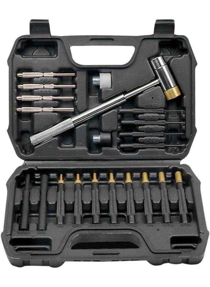 AIWANTO 21PCS Double-Sided Punch & Pin Set – Copper Hammer Punching Tools for Mechanical Maintenance, Chisel, and Precision Metalwork - Image 1