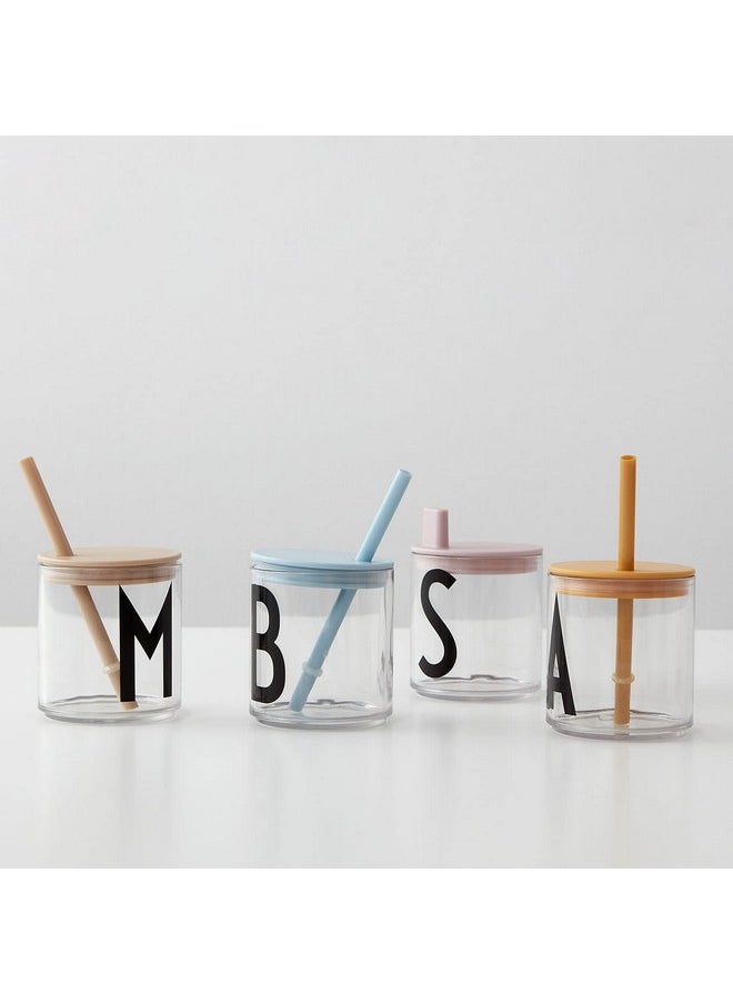 Design letters Design Letters Tritan Dinnerware Cups for Kids A-Z 6 Oz| Kids Glass Designed in Denmark for Baby Feeding | Toddler Cup for Drinking | Unbreakable Tableware for Baby|Stackable Tumbler Cup BPA/BPS Free  - Image 3