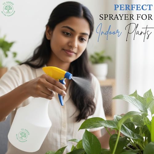 Yo Green Multipurpose Sprayer Hand Powered Water Spray Bottle for Gardening Sanitising Car & Bike Wash Home & Garden — Heavy-Duty Pesticide/Fertilizer/Mist Pump, Adjustable Nozzle (White 1 Liter) - Image 5