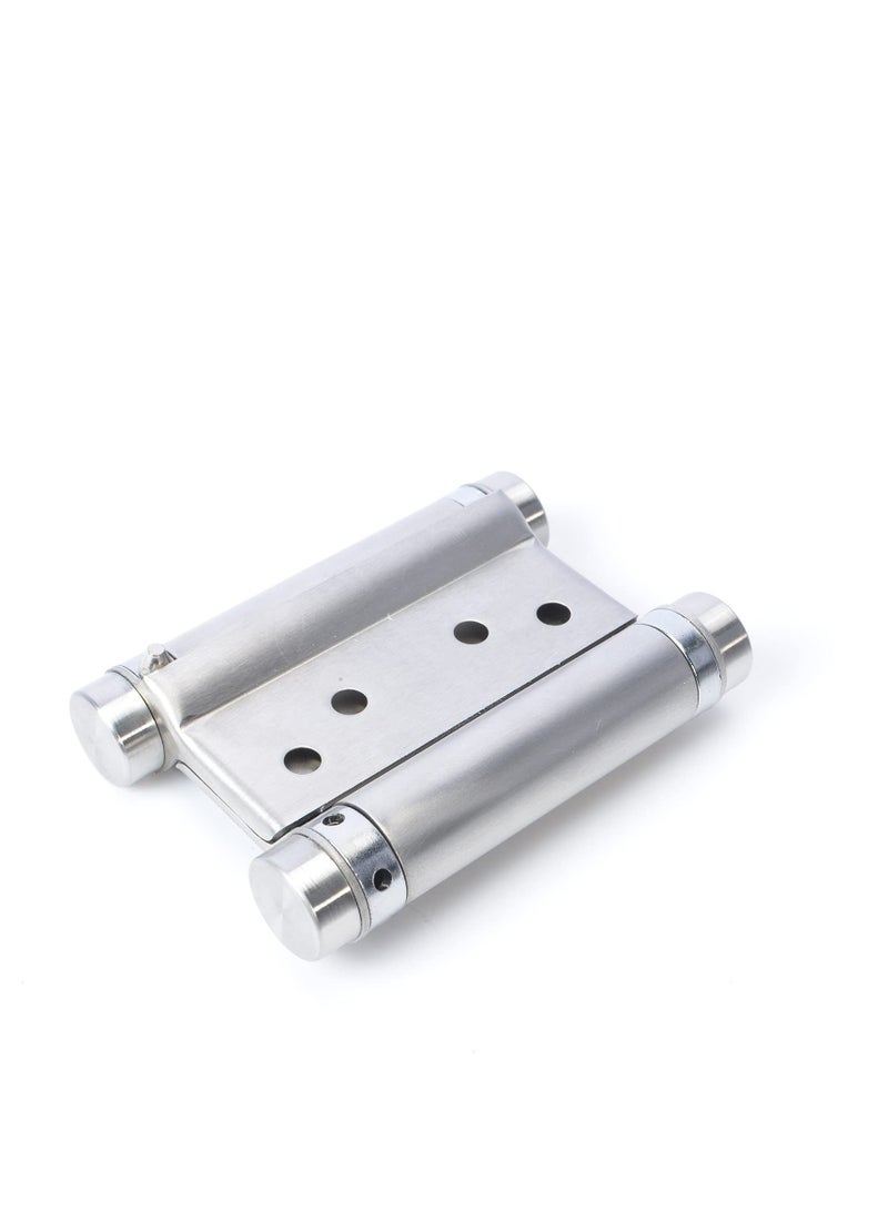 Double Action Spring Hinges - Self-Closing Door Hinges for Swinging Doors ,201 Stainless Steel, Including Pins and Screws for Cafe, Saloon, and Pub Doors 4Pack (3inch) - Image 3